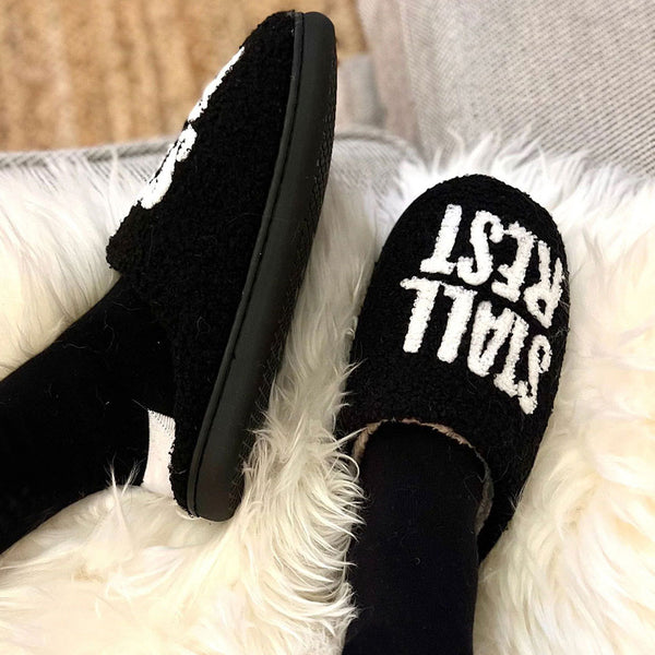 Dreamers & Schemers Stall Rest Ladies Slippers